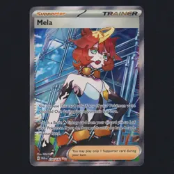 Mela 236/182 Paradox Rift Trainer Ultra Rare Full Art Pokemon TCG NM 🔥 - Image 1