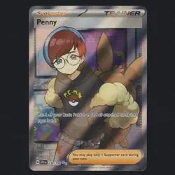 Penny 239/198 Scarlet & Violet Base Full Art Trainer Pokemon TCG NM 🔥 - Image 1