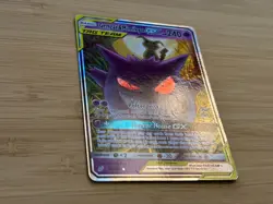 Pokemon Gengar & Mimikyu GX 53/181 Sun & Moon Team Up Tag Team Holo Foil - Image 2
