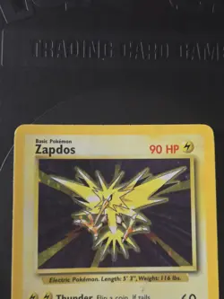 Pokemon TCG 1999 Zapdos Base Set 16/102 Unlimited Holo- HP/damage - Image 2