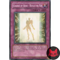 Yugioh Change of Hero - Reflector Ray STON-EN049 Common 1st Edition NM - Image 1