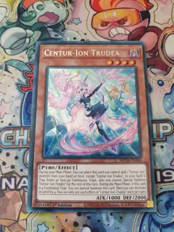 Yu-Gi-Oh! Centur-Ion Trudea MP24-EN144 1st Edition Prismatic Secret Rare - Image 1