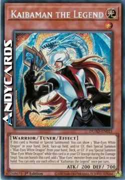 KAIBAMAN THE LEGEND (Kaibaman La Leggenda) • Segreta • DUAD EN021 • 1Ed • Yugioh - Image 1