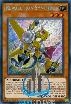 Yugioh Revolution Synchron DUNE-EN002 Secret Rare 1st Edition - Image 3