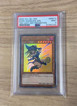 Dark Magician Girl LART-EN019 Lost Art Promo - Yu-Gi-Oh! PSA - MINT 9 - 61942702 - Image 1