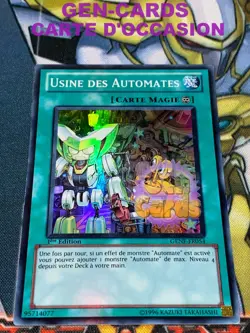 OCCASION Carte Yu Gi Oh USINE DES AUTOMATES GENF-FR054 1ere edition - Image 1