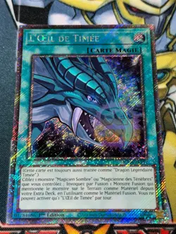 CARTE Yu Gi Oh L'OEIL DE TIMEE RA04-FR192 PLATINUM SECRET RARE - Image 1