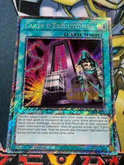 CARTE Yu Gi Oh CARTE D'EXECUTION RA03-FR265 1ere edition PLATINUM SECRET RARE - Image 1