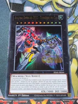CARTE Yu Gi Oh ARSENAL DIVIN AA-ZEUS - TONNERRE DU CIEL STAX-FR044 1ere edition - Image 1