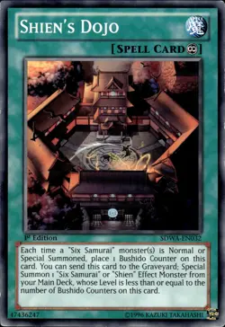 Shien's Dojo - 1st Edition SDWA-EN032 - MP - YuGiOh - Image 1