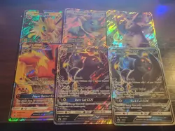 Huge Pokemon Jumbo Card Lot Pokemon TCG Umbreon, Gengar, Reshiram & Charizard GX - Image 1