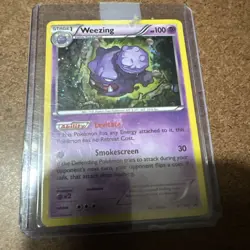 Weezing XY163 Cosmos Holo - XY Promo Pokemon Card - MP - Image 2
