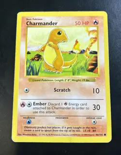 Charmander 046/102 Base Set (Shadowless) Regular - Pokemon Card - Image 1