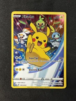 Pikachu SWSH020 Sword & Shield Promo Cards Holo NM - Image 1