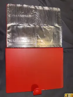 Vintage 1999 Authentic Red Pikachu Pokemon 4-Pocket Card Binder Book Album - Image 3