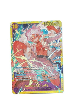 One Piece Card Game Monkey.D.Luffy OP05-119 SEC Secret Rare Foil Best Reprint NM - Image 1