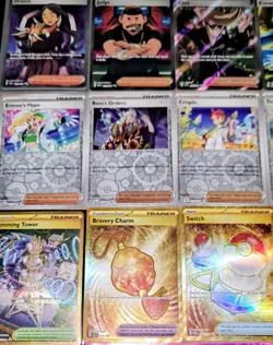 Full Art Trainers, Pink * Trainers & Other Item Cards Lot Of 33 Pokemon Cards... - Image 4
