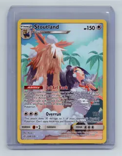 Stoutland - 248/236 - Pokemon Cosmic Eclipse Sun & Moon Secret Rare Card NM - Image 1