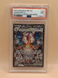 Pokemon TCG Charizard EX Obsidian Flames Special Illustration Card 223/197 PSA 9 - Image 1