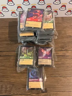 Lorcana TCG Bulk Card Lot Fabled - Over 1,000 cards includes Cold Foils & Rares! - Image 1