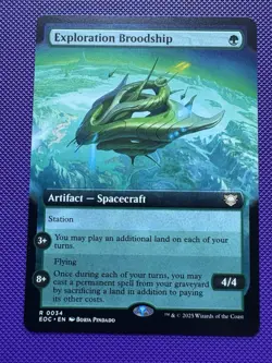Exploration Broodship (Extended Art) Commander: Edge of Eternities Regular - Image 1