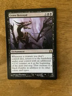 GRAVE BETRAYAL Magic the Gathering MTG Return to Ravnica LP - Image 1