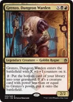 Near Mint x 1 Grenzo, Dungeon Warden - Foil Masters 25 - Image 1