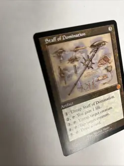 Staff Of Domination Schematic Nonfoil MTG Magic The Gathering - Image 5