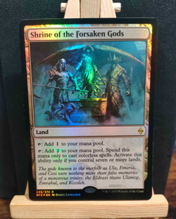 Shrine of the Forsaken Gods FOIL Battle for Zendikar - Rare - NM (see pics) MTG - Image 1