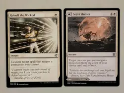 Rebuff the Wicked (Time Spiral Remastered) & Sejiri Shelter (Zendikar Rising)-NM - Image 1