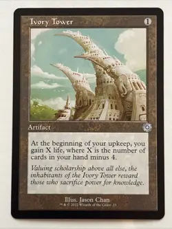 MTG The Brothers' War: Retro Frame Artifacts Ivory Tower NM - Image 1