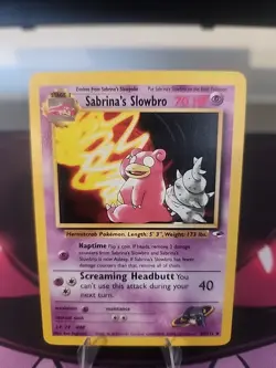Sabrina's Slowbro 60/132 Pokemon TCG Gym Heroes NM/LP - Image 1