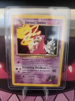 Sabrina's Slowbro 60/132 Pokemon TCG Gym Heroes NM/LP - Image 3