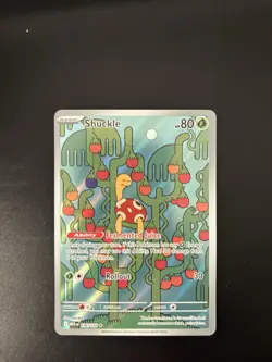 Shuckle 136/132 - ME01: Mega Evolution Pokemon Illustration Rare Holo NM - Image 1