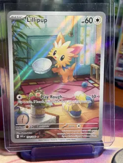 Pokemon TCG S&V: White Flare - Lillipup Illustration Rare 154/086 - English - Image 1
