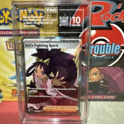 IRIS'S FIGHTING SPIRIT POKEMON SCARLET & VIOLET 180/159 JOURNEY TOGETHER TAG 10 - Image 1
