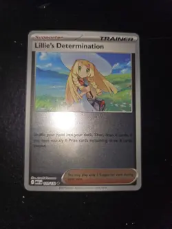Lillie's Determination 119/132 Reverse Holo Pokemon TCG Mega Evolution - Image 1