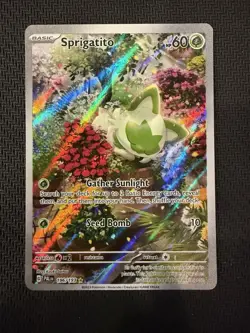 Pokemon TCG - Sprigatito (196/193) - Illustration Rare - Paldea Evolved - Image 1