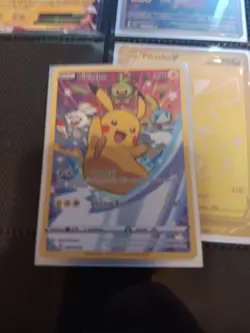 Pikachu SWSH020 Sword & Shield (2020) Black Star Promo Full Art Pokemon TCG Mint - Image 1