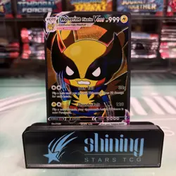 Pokemon Non-TCG Wolverine Pikachu VCOS High Quality Holo Fan Art - Image 1