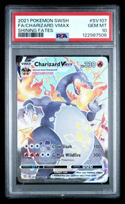 Pokemon TCG - Charizard VMAX SV107 SWSH Promo Shining Fates - PSA 10 GEM MINT - Image 1