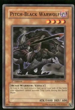 Yu-Gi-Oh! TCG Pitch-Black Warwold 1st Edition Regular - Image 1