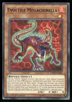 Yu-Gi-Oh! TCG Evoltile Megachirella 1st Edition Regular - Image 1