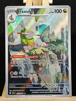 Pokemon Card Fraxure 077/064 Shrouded Fable Illustration Rare Near Mint - Image 1