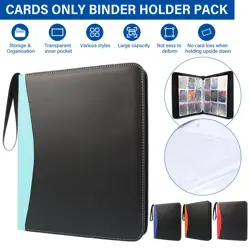 720 Cards Pocket Trading Card Binder 9 Pocket Card Album Display Folder Case - Image 1