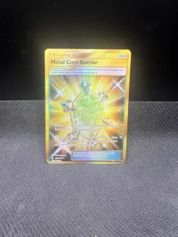Pokemon Card - Metal Core Barrier Unbroken Bonds 232/214 Full Art SM Gold Holo - Image 1