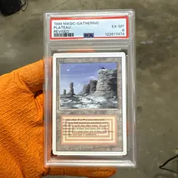 PSA 8 Plateau - Dual Land - Revised - 1994 Magic the Gathering Trading Card MTG - Image 1