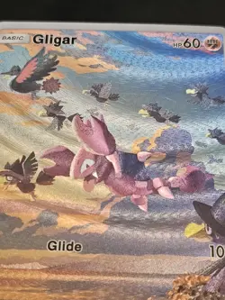 Gligar 176 Pokemon TCG Pocket Wisdom Of Sea And Sky Textured Fanart Card - Image 3