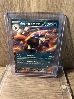 Pokemon TCG Houndoom EX 103 Scarlet & Violet Promo Holo Card - Image 1