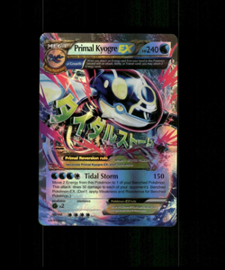 Custom Holo PRIMAL Kyogre Card PRIMAL Kyogre EX Card READ DESCRIPTION BELOW z1 - Image 1